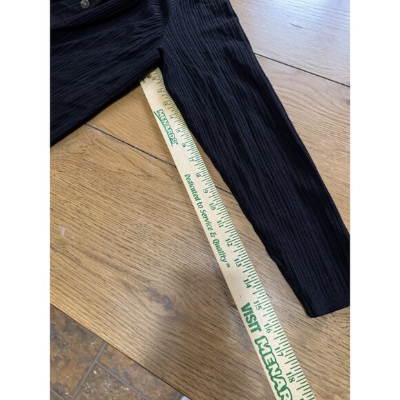 Chico's Ribbed Duster Cardigan Pockets Button Front Long Sleeve Women 2 Size L - Picture 8 of 11